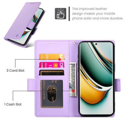 Realme 11 Pro 5G Magnetic Leather Wallet Case with Card Slots, Stand Function & Full Protection