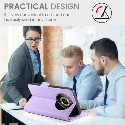 Realme 11 Pro+ 5G Magnetic Leather Wallet Case with Card Slots, Stand Function & Full Protection