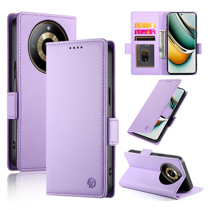 Realme 11 Pro+ 5G Magnetic Leather Wallet Case with Card Slots, Stand Function & Full Protection