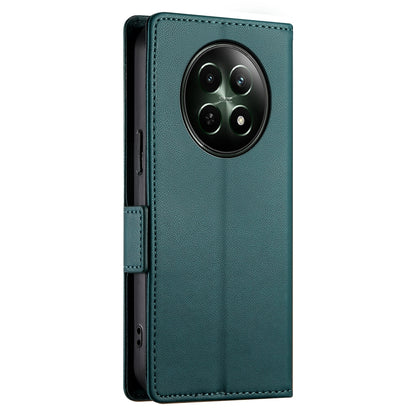 Realme 12 Magnetic Leather Wallet Case with Card Slots, Stand Function & Full Protection