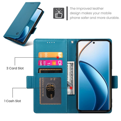 Realme 12 Pro+ Magnetic Leather Wallet Case with Card Slots, Stand Function & Full Protection