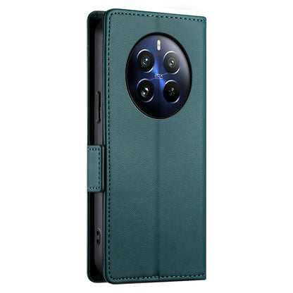 Realme 12 Pro+ Magnetic Leather Wallet Case with Card Slots, Stand Function & Full Protection