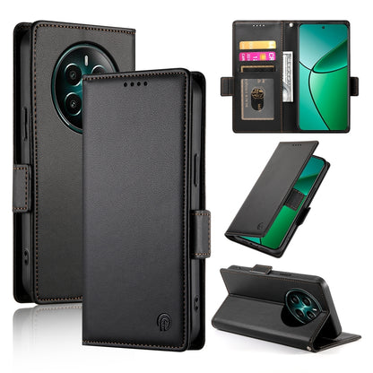 Realme Narzo 70 Pro Magnetic Leather Wallet Case with Card Slots, Stand Function & Full Protection