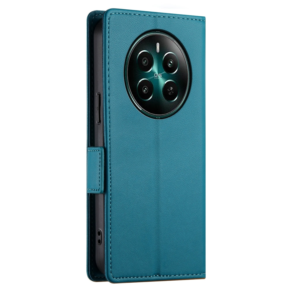 Realme Narzo 70 Pro Magnetic Leather Wallet Case with Card Slots, Stand Function & Full Protection