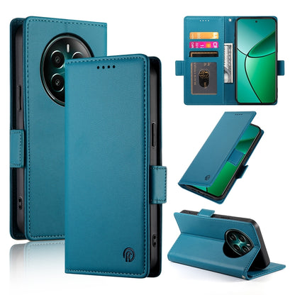 Realme Narzo 70 Pro Magnetic Leather Wallet Case with Card Slots, Stand Function & Full Protection