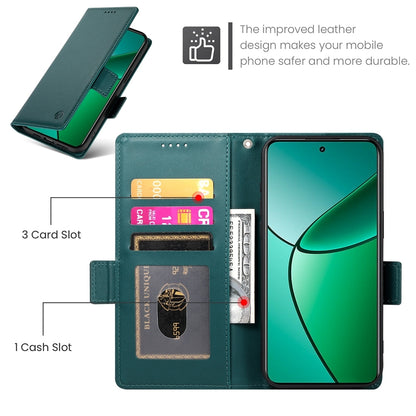Realme Narzo 70 Pro Magnetic Leather Wallet Case with Card Slots, Stand Function & Full Protection