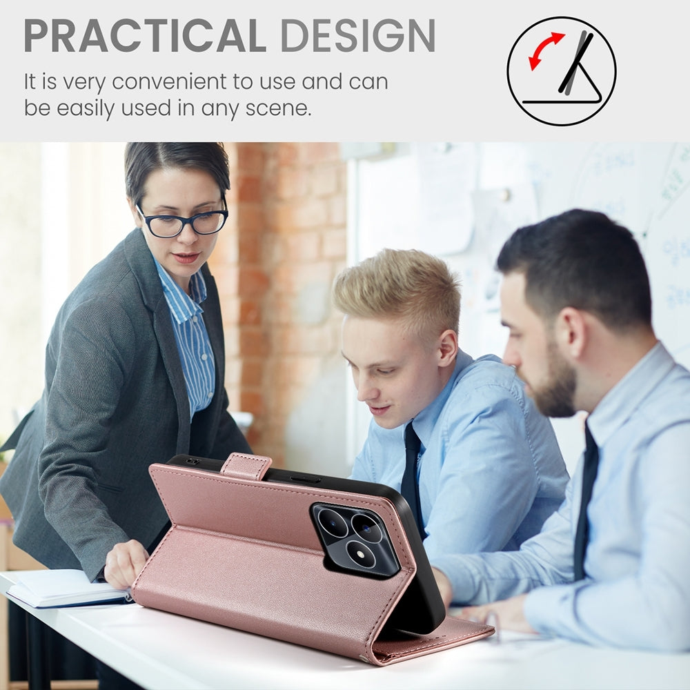 Realme C53 4G Magnetic Leather Wallet Case with Card Slots, Stand Function & Full Protection