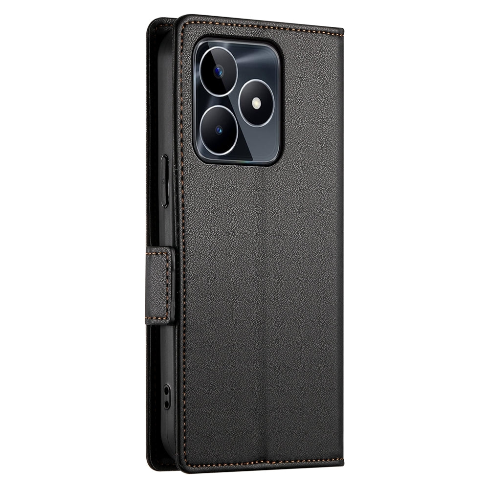 Realme C53 4G Magnetic Leather Wallet Case with Card Slots, Stand Function & Full Protection