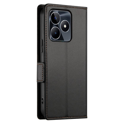 Realme Narzo N53 4G Magnetic Leather Wallet Case with Card Slots, Stand Function & Full Protection