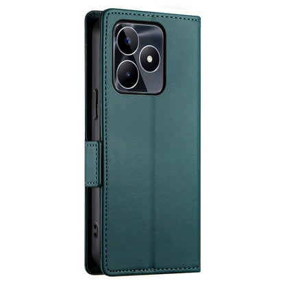 Realme Narzo N53 4G Magnetic Leather Wallet Case with Card Slots, Stand Function & Full Protection