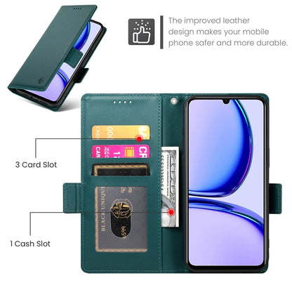 Realme C53 4G Magnetic Leather Wallet Case with Card Slots, Stand Function & Full Protection