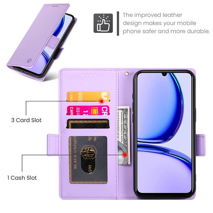Realme C53 4G Magnetic Leather Wallet Case with Card Slots, Stand Function & Full Protection