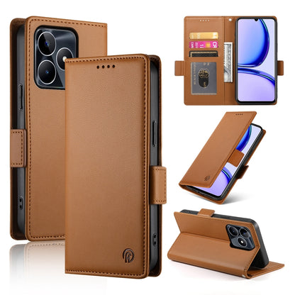 Realme C53 4G Magnetic Leather Wallet Case with Card Slots, Stand Function & Full Protection