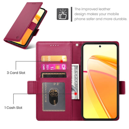 Realme C55 4G Magnetic Leather Wallet Case with Card Slots, Stand Function & Full Protection