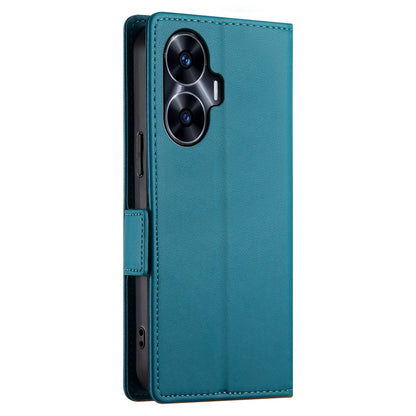 Realme Narzo N55 Magnetic Leather Wallet Case with Card Slots, Stand Function & Full Protection