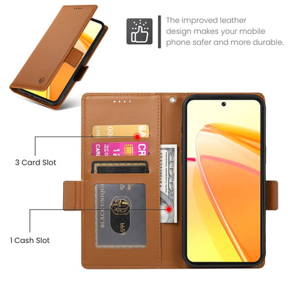 Realme Narzo N55 Magnetic Leather Wallet Case with Card Slots, Stand Function & Full Protection