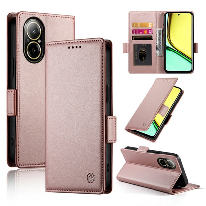 Realme C67 4G Global Magnetic Leather Wallet Case with Card Slots, Stand Function & Full Protection