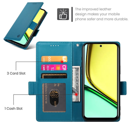 Realme C67 4G Global Magnetic Leather Wallet Case with Card Slots, Stand Function & Full Protection