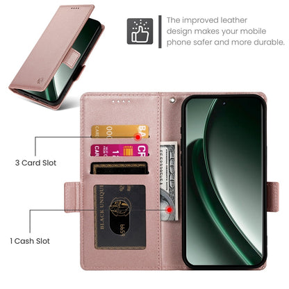 Realme GT 6 Global Magnetic Leather Wallet Case with Card Slots, Stand Function & Full Protection