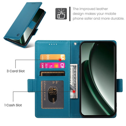 Realme GT 6 Global Magnetic Leather Wallet Case with Card Slots, Stand Function & Full Protection