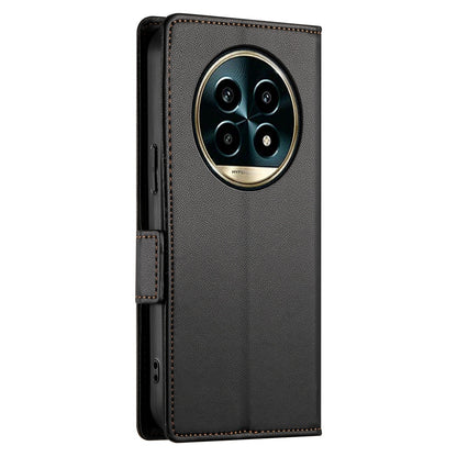 Realme 13 Pro Magnetic Leather Wallet Case with Card Slots, Stand Function & Full Protection