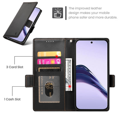 Realme 13 Pro+ Magnetic Leather Wallet Case with Card Slots, Stand Function & Full Protection