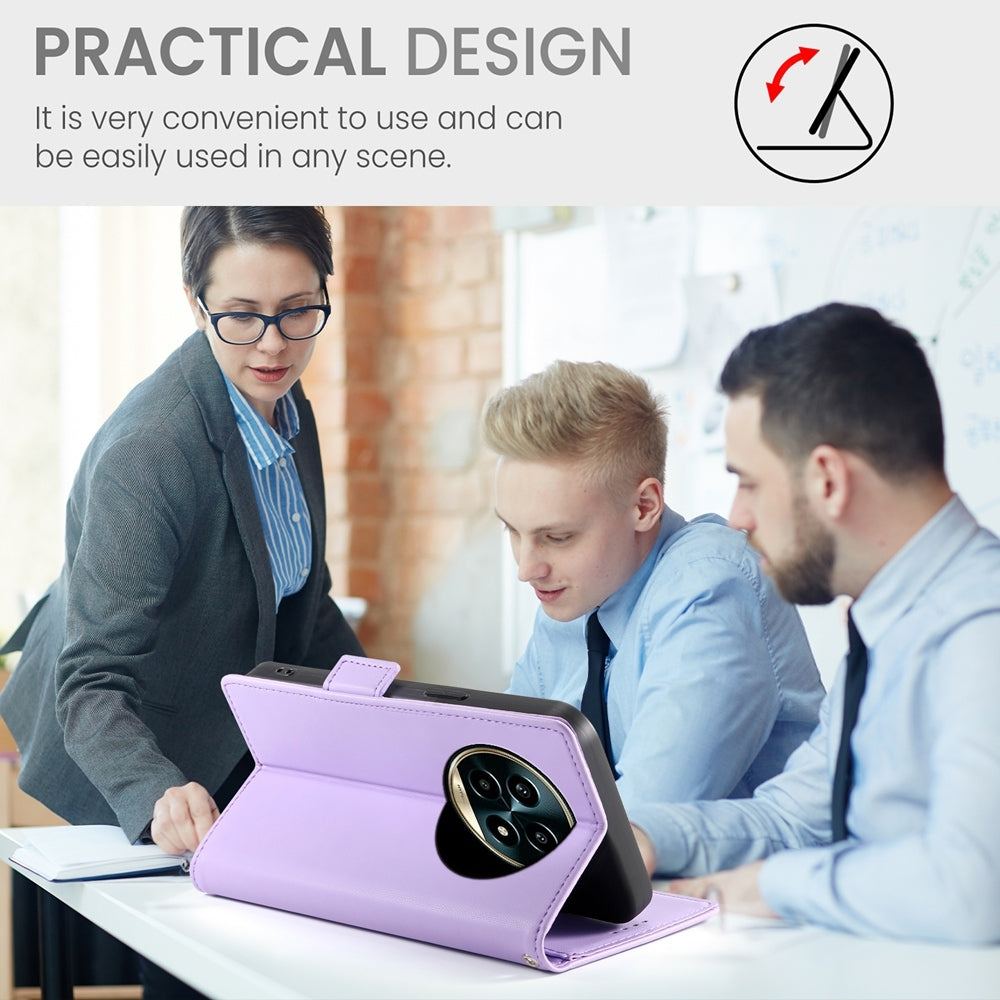 Realme 13 Pro Magnetic Leather Wallet Case with Card Slots, Stand Function & Full Protection