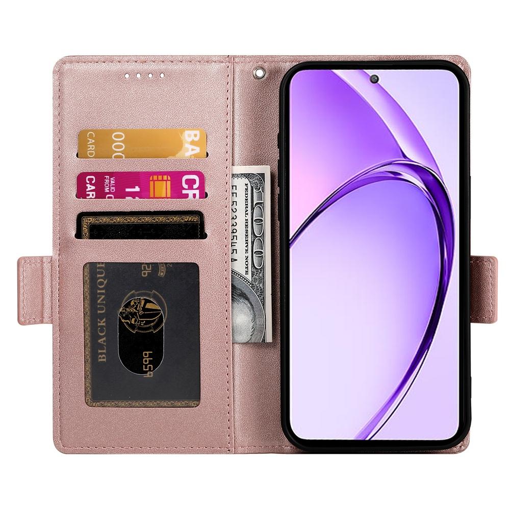 Realme 13+ Magnetic Leather Wallet Case with Card Slots, Stand Function & Full Protection