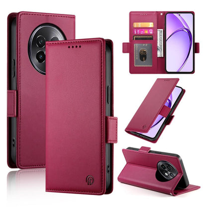 Realme 13+ Magnetic Leather Wallet Case with Card Slots, Stand Function & Full Protection
