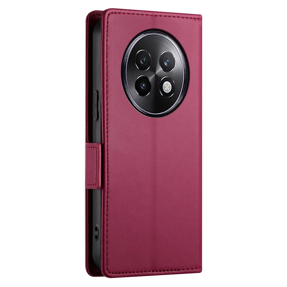 Realme 13+ Magnetic Leather Wallet Case with Card Slots, Stand Function & Full Protection