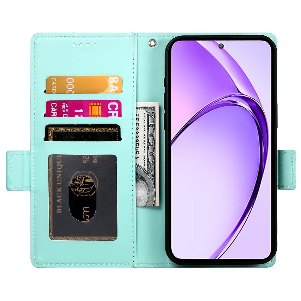 Realme 13+ Magnetic Leather Wallet Case with Card Slots, Stand Function & Full Protection