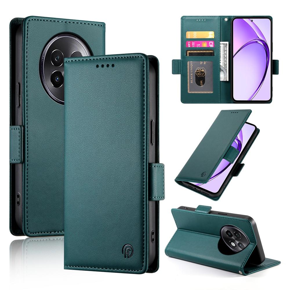 Realme 13+ Magnetic Leather Wallet Case with Card Slots, Stand Function & Full Protection