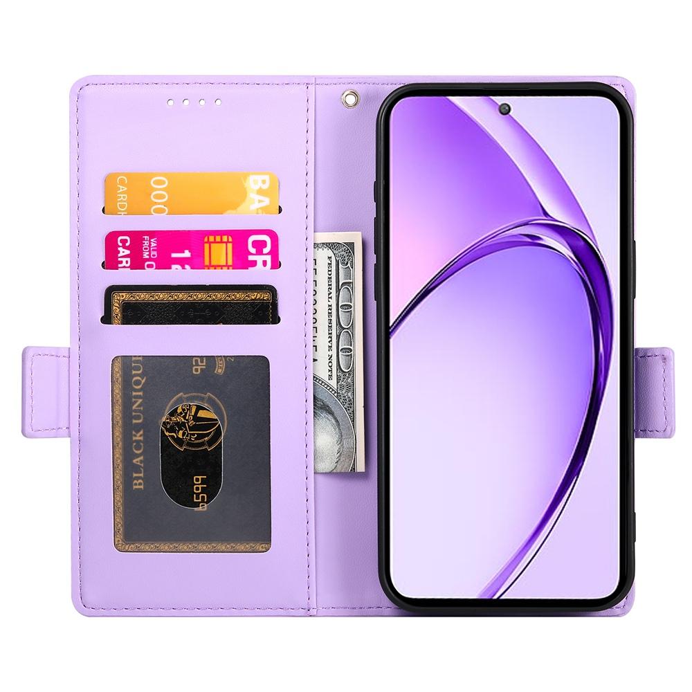 Realme 13+ Magnetic Leather Wallet Case with Card Slots, Stand Function & Full Protection