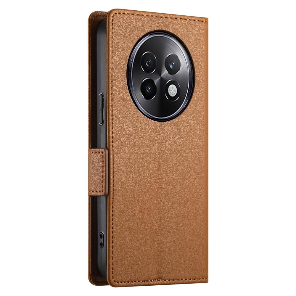 Realme 13+ Magnetic Leather Wallet Case with Card Slots, Stand Function & Full Protection