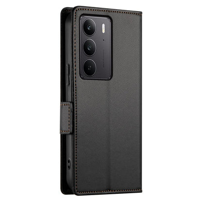 Realme C75 Magnetic Leather Wallet Case with Card Slots, Stand Function & Full Protection