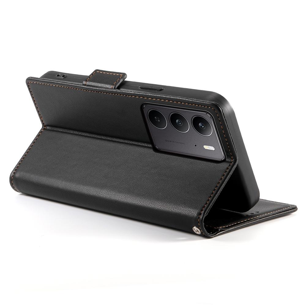 Realme 14x Magnetic Leather Wallet Case with Card Slots, Stand Function & Full Protection