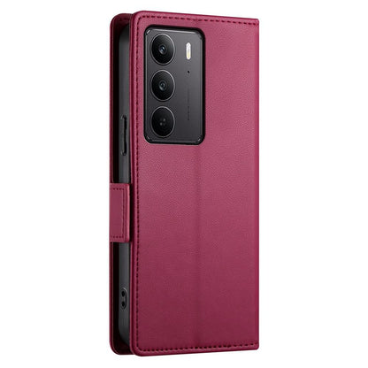 Realme C75 Magnetic Leather Wallet Case with Card Slots, Stand Function & Full Protection