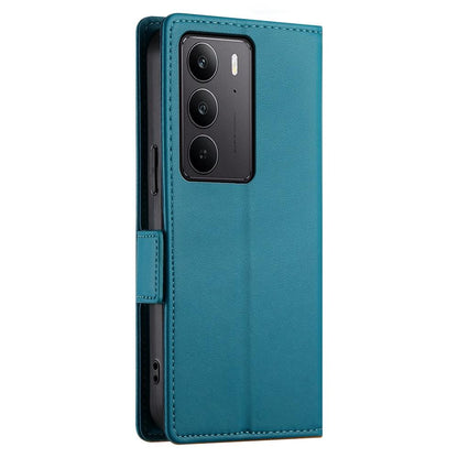 Realme 14x Magnetic Leather Wallet Case with Card Slots, Stand Function & Full Protection