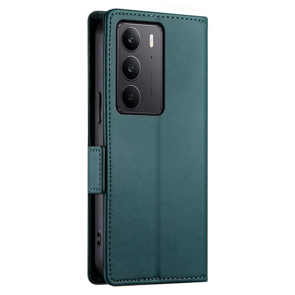 Realme C75 Magnetic Leather Wallet Case with Card Slots, Stand Function & Full Protection