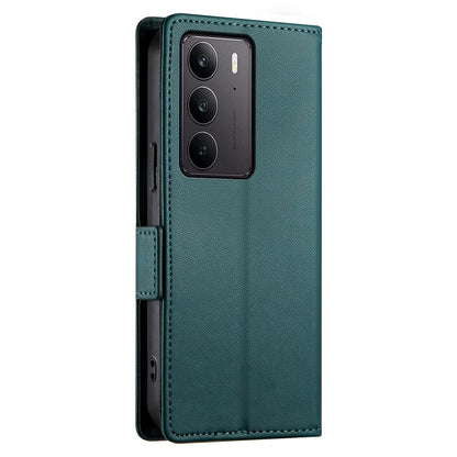 Realme 14x Magnetic Leather Wallet Case with Card Slots, Stand Function & Full Protection