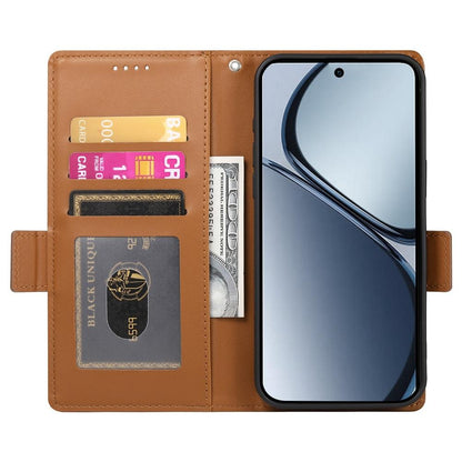 Realme C75 Magnetic Leather Wallet Case with Card Slots, Stand Function & Full Protection