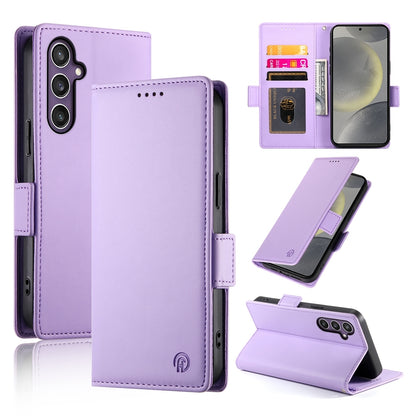 Samsung Galaxy S24 5G Magnetic Leather Wallet Case with Card Slots, Stand Function & Full Protection