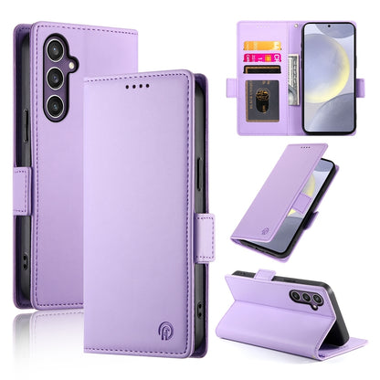 Samsung Galaxy S24+ 5G Magnetic Leather Wallet Case with Card Slots, Stand Function & Full Protection