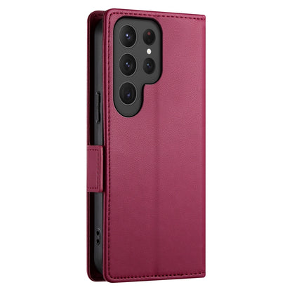 Samsung Galaxy S24 Ultra 5G Magnetic Leather Wallet Case with Card Slots, Stand Function & Full Protection