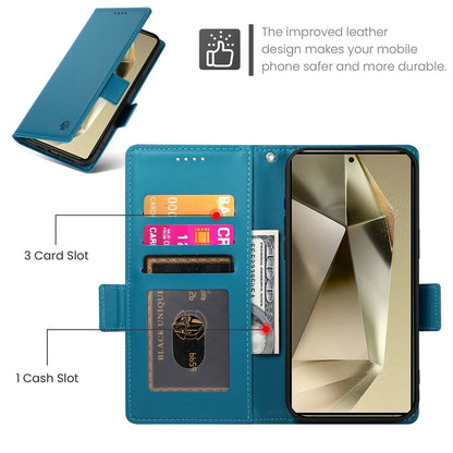 Samsung Galaxy S24 Ultra 5G Magnetic Leather Wallet Case with Card Slots, Stand Function & Full Protection