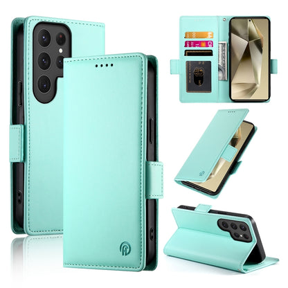 Samsung Galaxy S24 Ultra 5G Magnetic Leather Wallet Case with Card Slots, Stand Function & Full Protection
