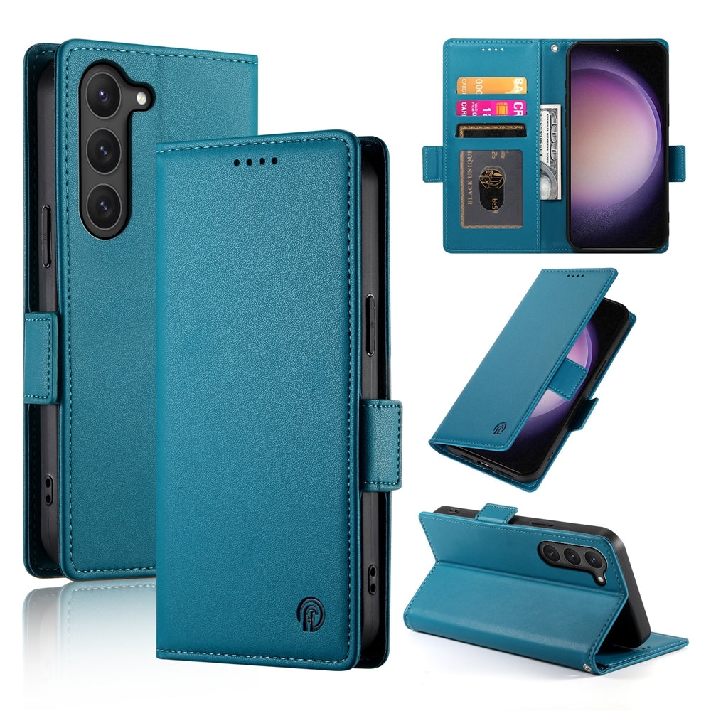 Samsung Galaxy S23 5G Magnetic Leather Wallet Case with Card Slots, Stand Function & Full Protection