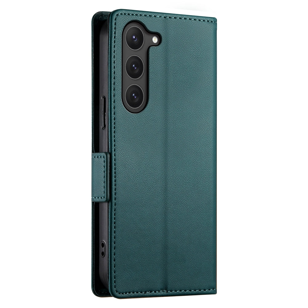 Samsung Galaxy S23 5G Magnetic Leather Wallet Case with Card Slots, Stand Function & Full Protection