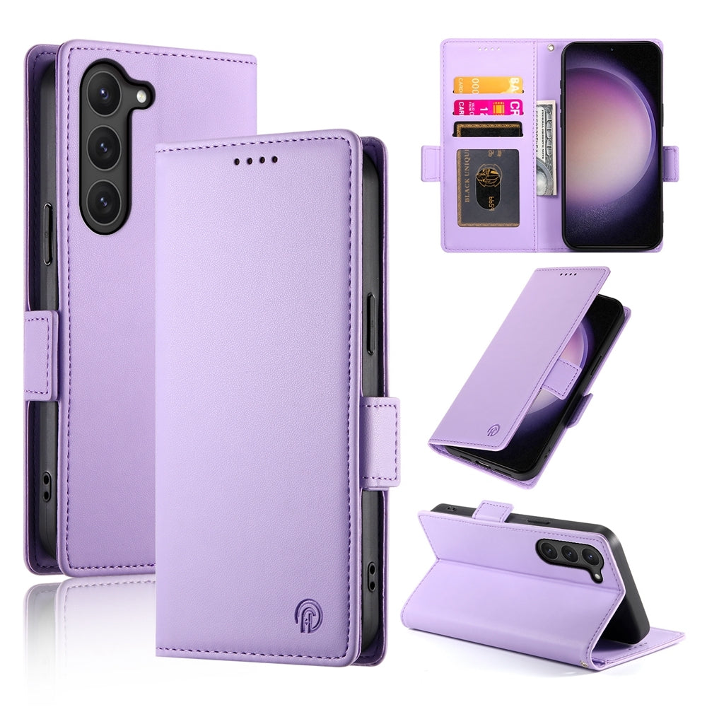 Samsung Galaxy S23 5G Magnetic Leather Wallet Case with Card Slots, Stand Function & Full Protection