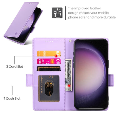 Samsung Galaxy S23 5G Magnetic Leather Wallet Case with Card Slots, Stand Function & Full Protection